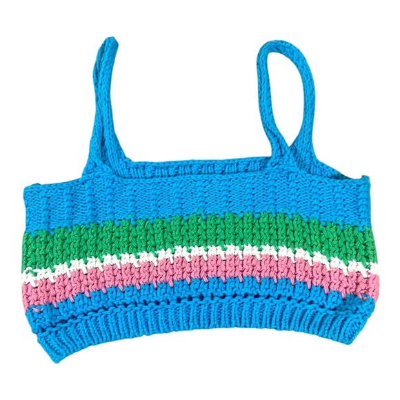 ZARA Bloggers Favorite MATCHING SET Crochet Crop Top & Cardigan Sweater Sz M - Picture 6 of 13